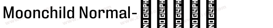 Moonchild Normal字体转换